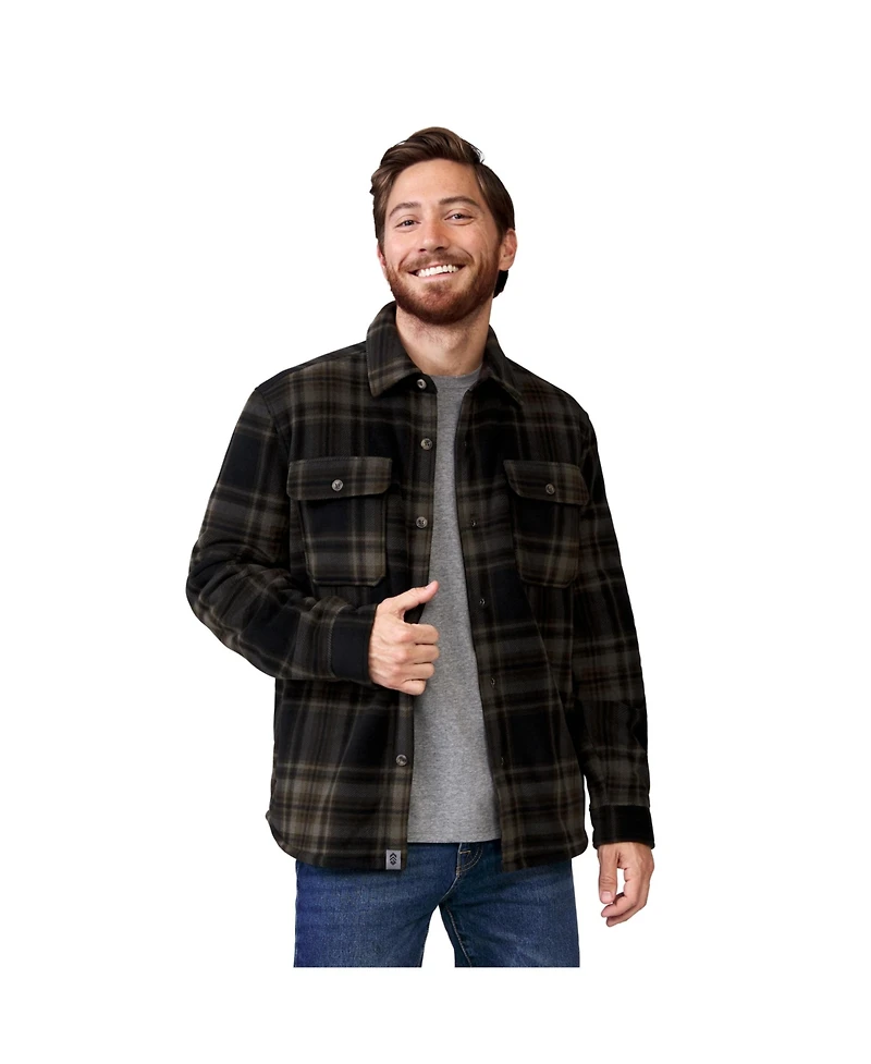 Free Country Men's Mountain Ridge Sueded Chill Out Fleece Jacket