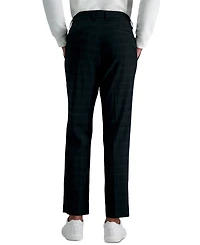 Kenneth Cole Reaction Men's Slim-Fit Stretch Check Dress Pants