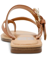 Dv Dolce Vita Women's Joolz Buckle Slip-On Flat Sandals