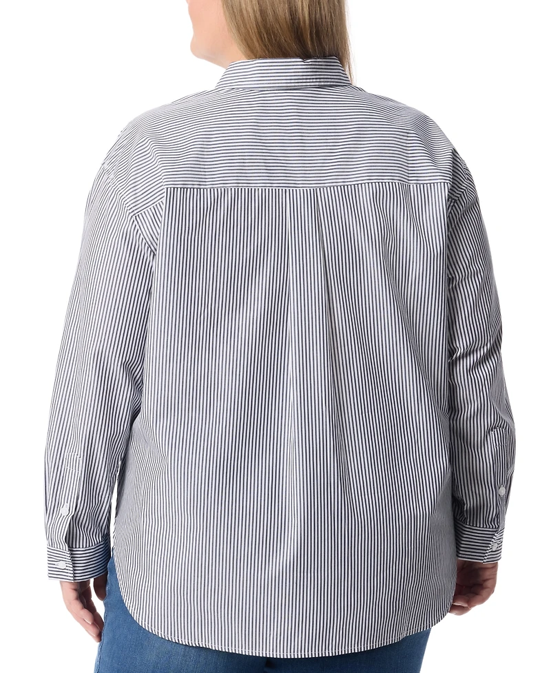 Gloria Vanderbilt Plus Amanda Popover Blouse