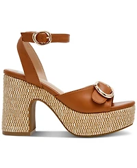 Dv Dolce Vita Women's Merie Buckle-Detail Platform Dress Sandals