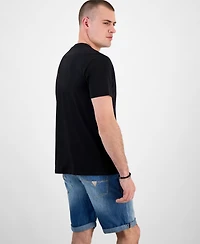 Guess Men's Timeless Regular-Fit Embroidered Logo Graphic T-Shirt
