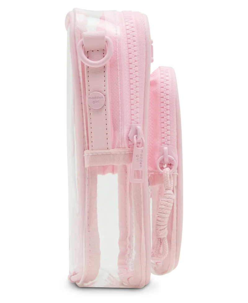 Madden Girl Willowv Clear Cellphone Crossbody Bag