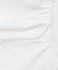 Mango Women's Asymmetrical Puff Sleeve Dress