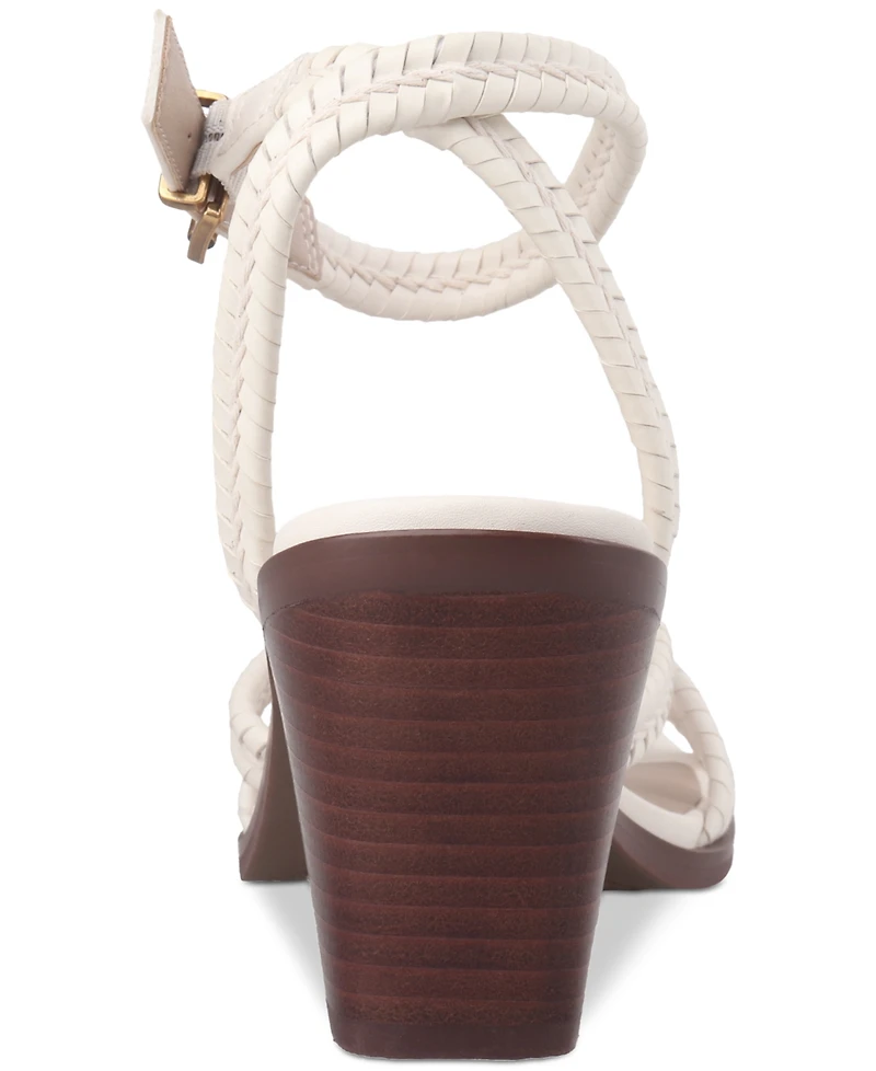 Giani Bernini Women's Renaee Block Heel Woven Strappy Dress Sandals, Created for Macy's