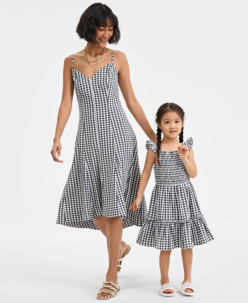 On 34th Women's Mommy & Me Gingham High-Low Midi Dress, Exclusively at Macy's
