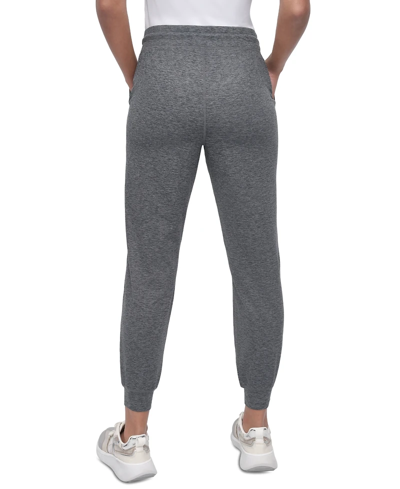 Dkny Sport Women's Spacedye High-Waist Slim Joggers