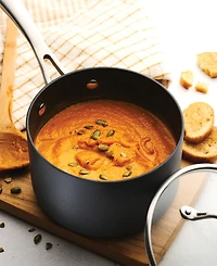 Tramontina OnyxPro 2-Quart Hard Anodized Nonstick Sauce Pan with Lid