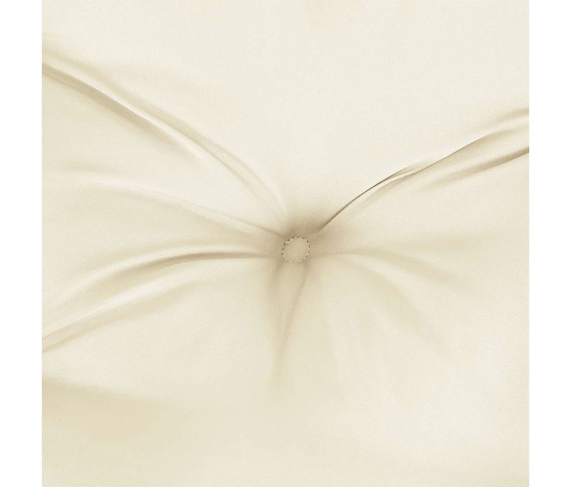Garden Bench Cushion Cream White 59.1"x(19.7"+19.7")x2.8" Oxford Fabric