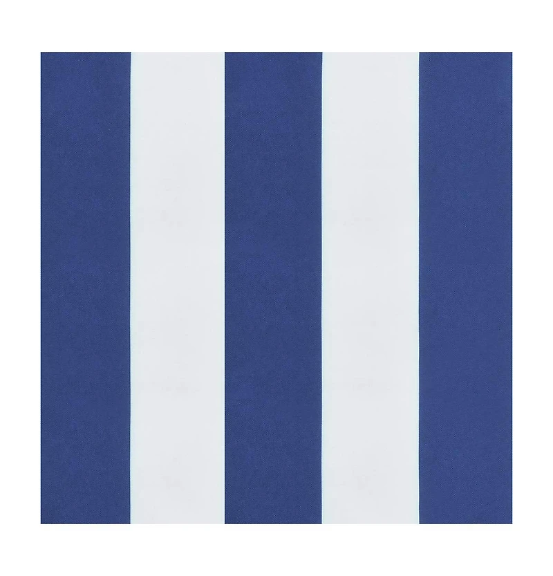 Garden Bench Cushions 2pcs Blue&White Stripe 39.4"x19.7"x2.8" Fabric