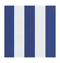 Garden Bench Cushions 2pcs Blue&White Stripe 39.4"x19.7"x2.8" Fabric