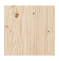 Patio Middle Sofa Solid Wood Pine