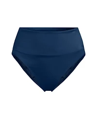 Lands' End Women's Tugless High Waisted Bikini Bottoms