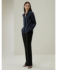 Lilysilk Women's Graceful Button Up Silk Blouse