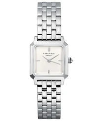 Rosefield Boxelle Women's Silver Tone Stainless Steel Bracelet Watch 19.5mm