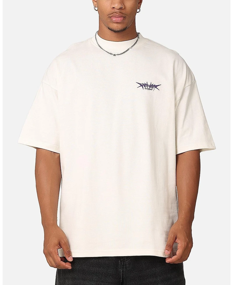 Metal Mock Neck T-Shirt