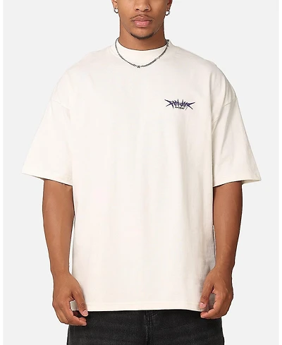 Metal Mock Neck T-Shirt