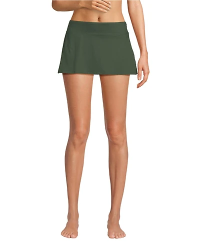 Lands' End Women's Mini Swim Skirt Bottoms