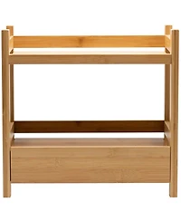 Sorbus 2-Tier Bamboo Kitchen Countertop Organizer - ideal for storage and display, stores your favorite spices, seasonings, and household items