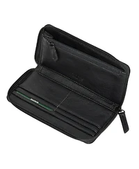 Slim Zipper Round Wallet