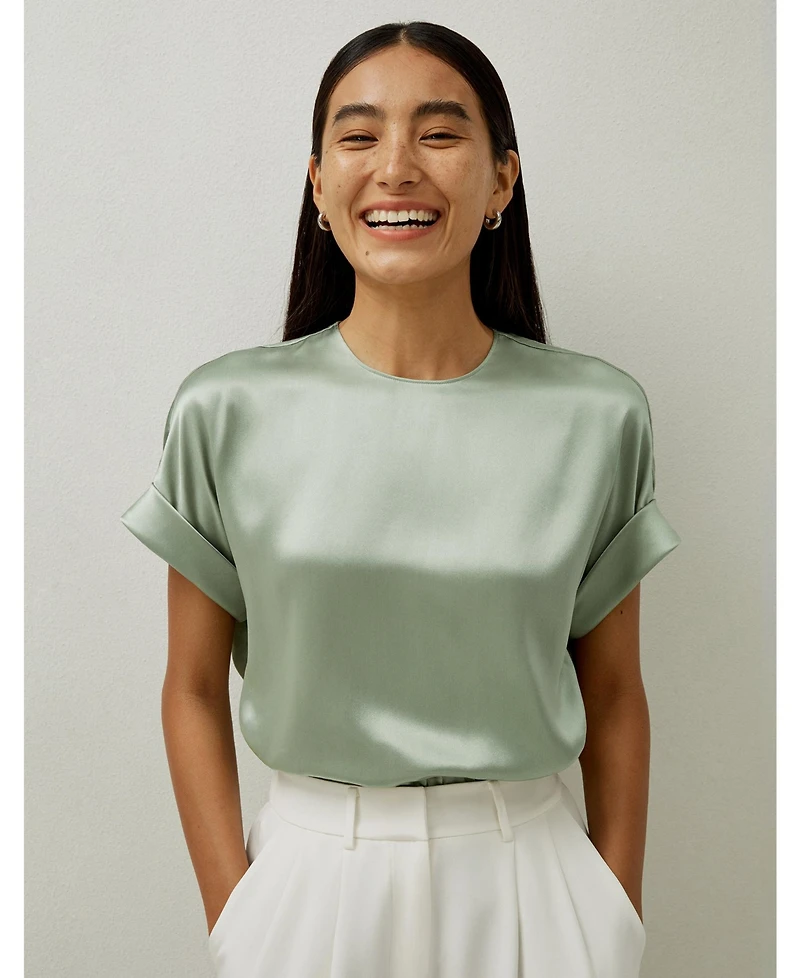 Lilysilk Women's Contemporary Oversized Silk Top