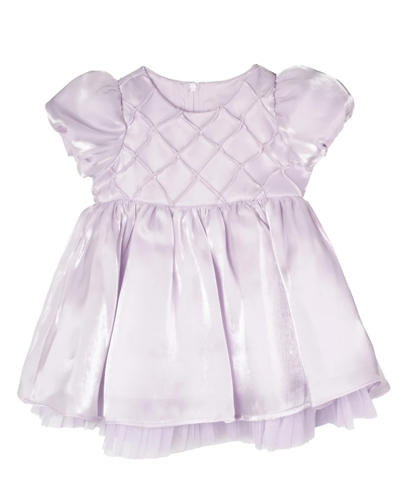 Rare Editions Baby Girls Shimmer Organza Social Dress
