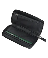 Slim Zipper Round Wallet