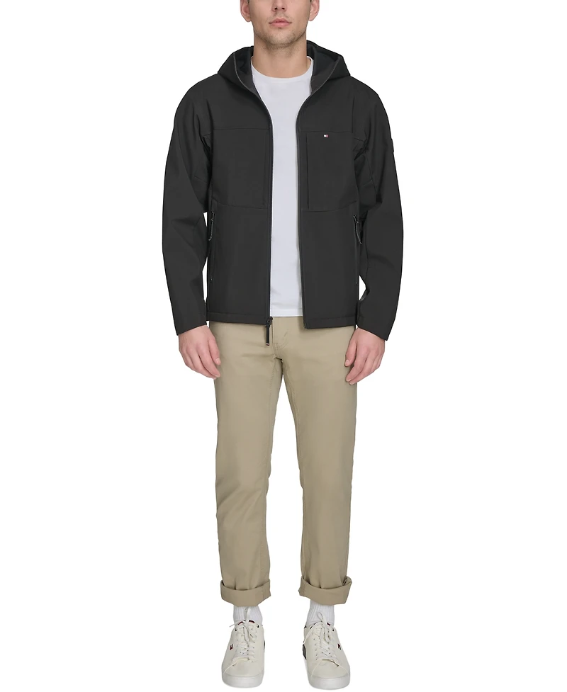 Tommy Hilfiger Men's Softshell Rain Hoodie
