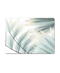 CounterArt Tropical Foliage Hardboard Cork Placemats, Set of 4