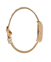 Jessica Carlyle Women's Shiny Gold Tone Mesh Analog Watch, 33mm