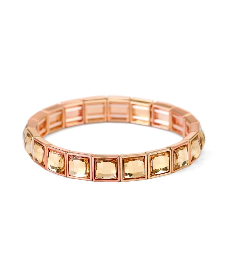 Jessica Carlyle Women's Shiny Rose Gold Metal Alloy Analog Watch, 18mm
