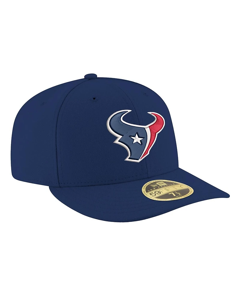New Era Men's Navy Houston Texans Omaha Low Profile 59FIFTY Fitted Hat
