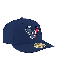 New Era Men's Navy Houston Texans Omaha Low Profile 59FIFTY Fitted Hat
