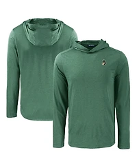 Cutter & Buck Men's Green Michigan State Spartans Coastline Epic Comfort Eco Long Sleeve Hoodie T-Shirt