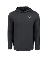 Cutter & Buck Men's Black Georgia Bulldogs Coastline Epic Comfort Eco Long Sleeve Hoodie T-Shirt