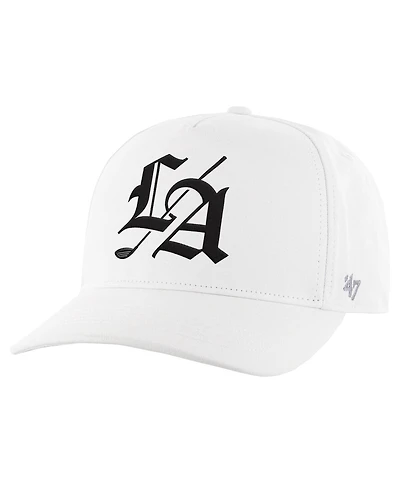 47 Brand Men's White Tgl Los Angeles Golf Club Hitch Adjustable Hat