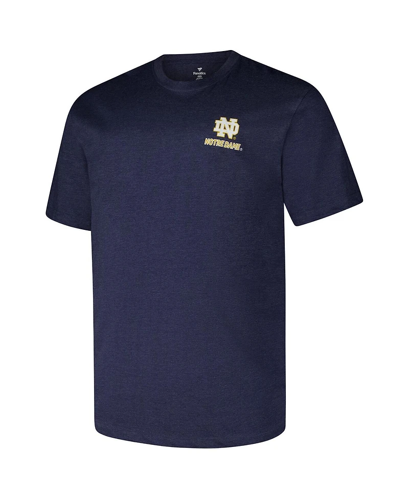 Fanatics Men's Navy Notre Dame Fighting Irish Big Tall Ideal Faded T-Shirt