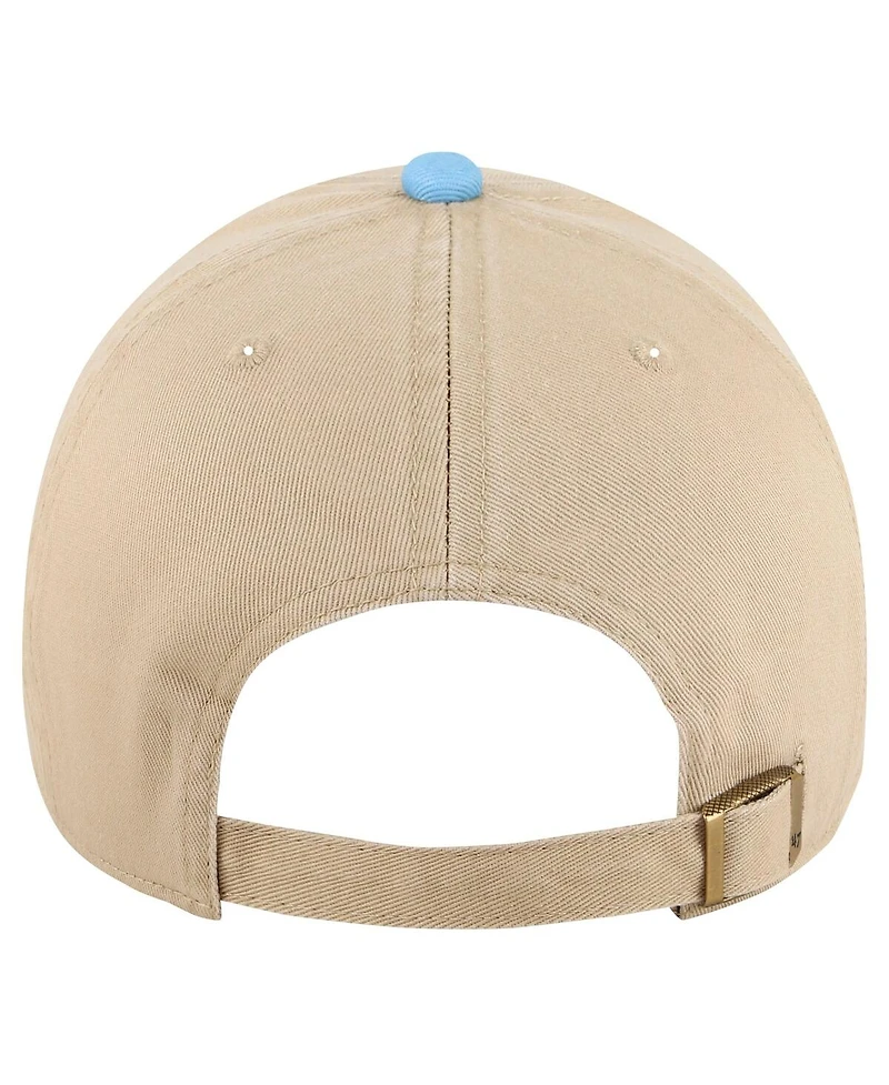 '47 Brand Men's Khaki North Carolina Tar Heels Local Clean Up Adjustable Hat