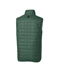 Cutter & Buck Men's Hunter Green Philadelphia Eagles Rainier PrimaLoft Eco Full-Zip Puffer Vest