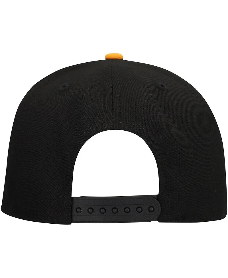 New Era Men's Black/Gold Missouri Tigers Logo 9FIFTY Snapback Hat