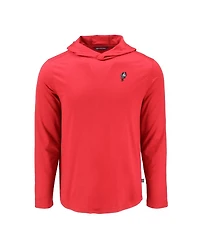 Cutter & Buck Men's Scarlet Ohio State Buckeyes Coastline Epic Comfort Eco Long Sleeve Hoodie T-Shirt
