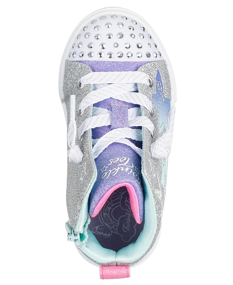 Skechers Toddler Girls Twinkle Toes: Twinkle Sparks Magical Ombre Light-Up Casual Sneakers from Finish Line