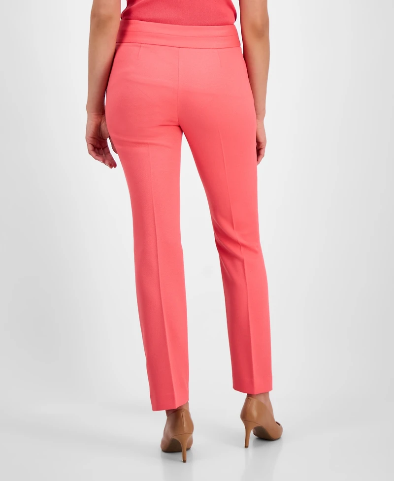 Tahari Asl Women's Mid-Rise Flare-Leg Pants, Regular & Petite