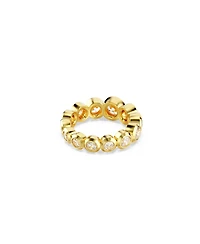 Swarovski Imber Gold-Tone Plated Mixed Round Cut Ring