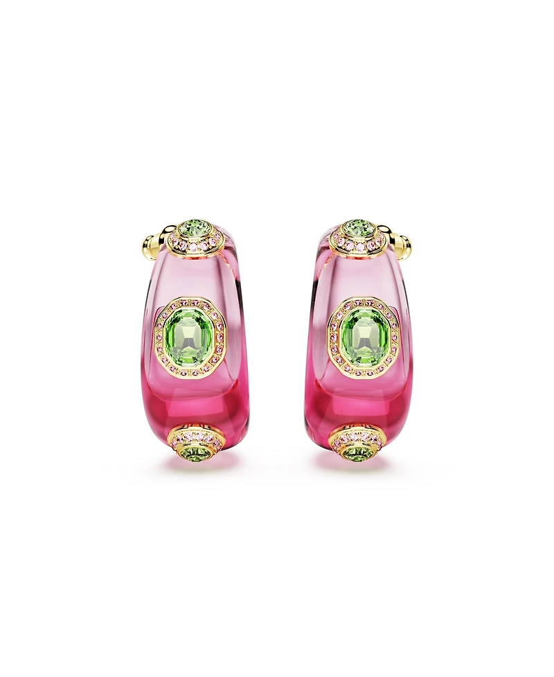 Swarovski Dulcis Gold-Tone Plated Hoop Earrings