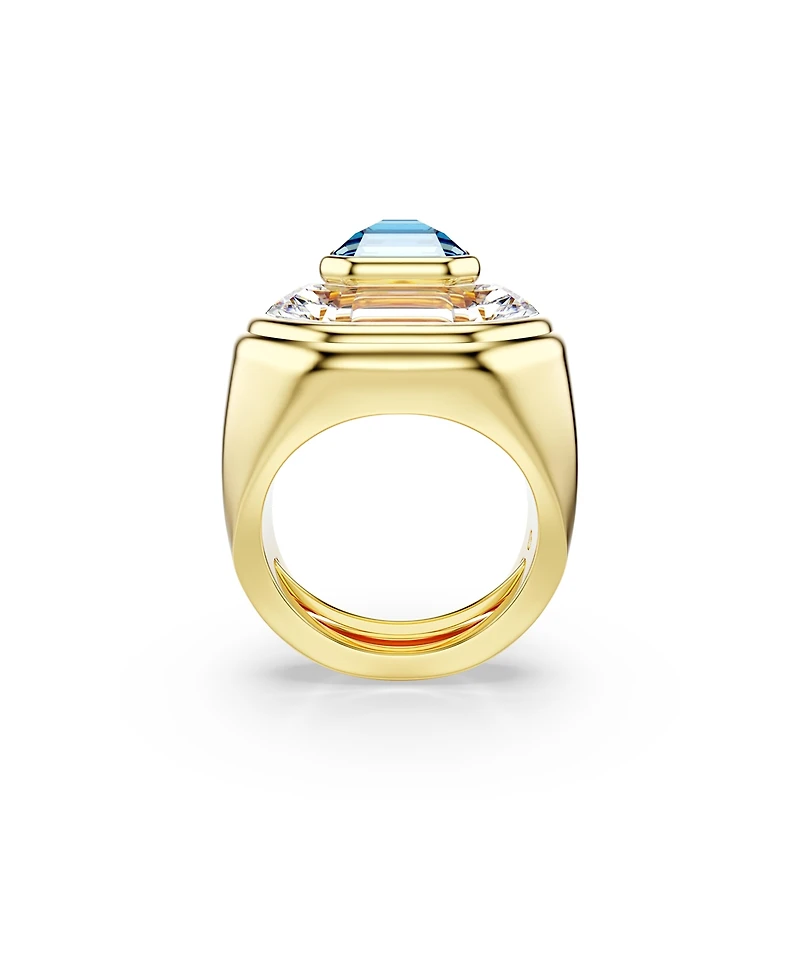 Swarovski Chroma Gold-Tone Plated Cocktail Ring