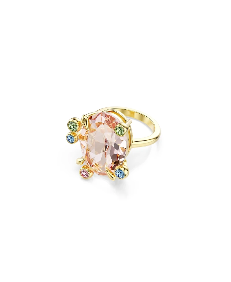 Swarovski Gold-Tone Plated Gema Ring Sets