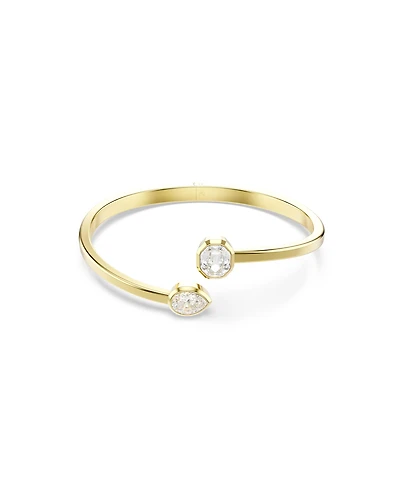 Swarovski Imber Mixed Cuts White Gold-Tone Plated Bangle Bracelet
