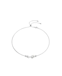 Swarovski Constella Round Cuts White Rhodium Plated Necklace