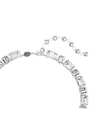 Swarovski Millenia Octagon Cut White Rhodium Plated Tennis Necklace